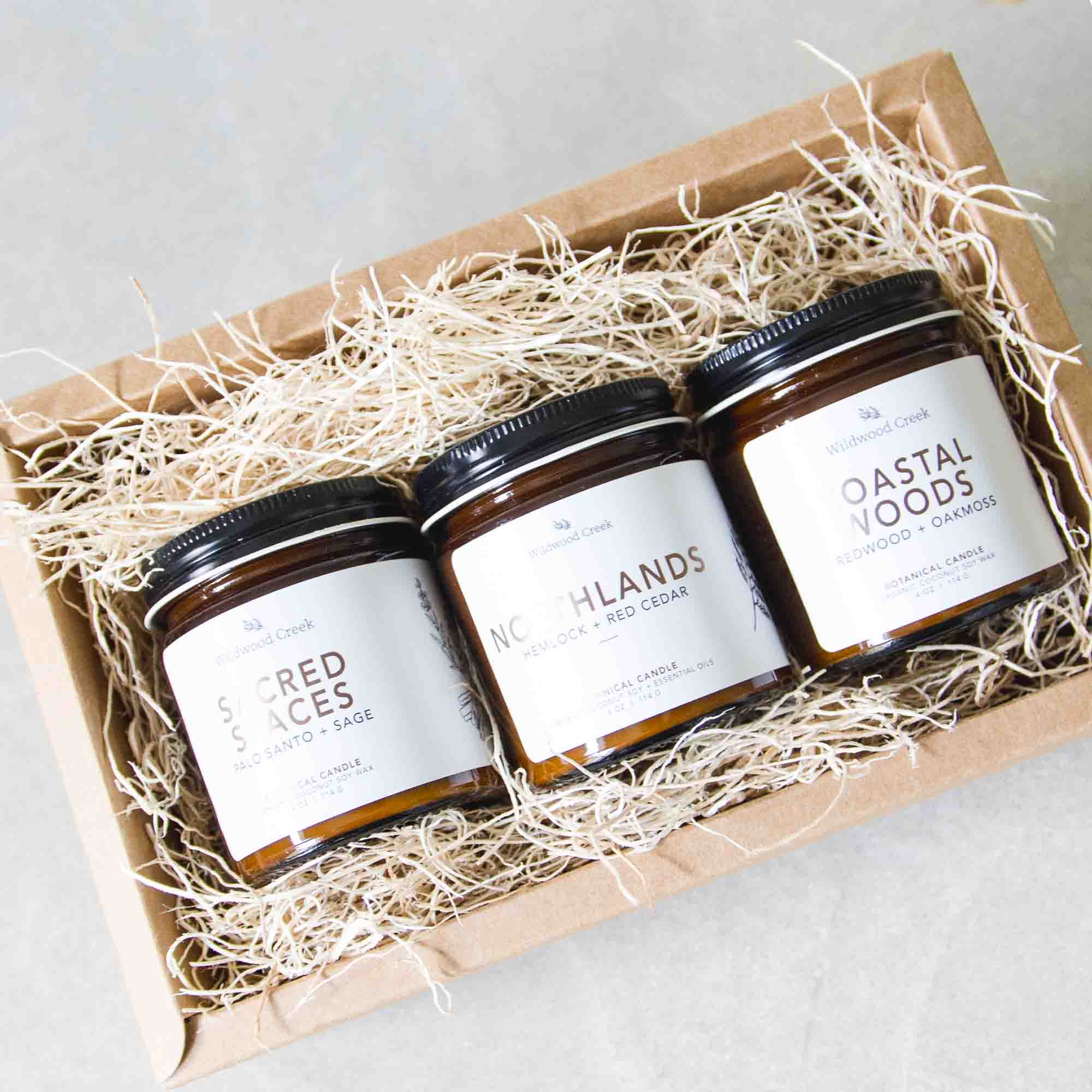 Discovery Set: Grounding Travel Candle Collection